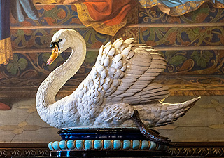Imagen: Cisne de mayólica, Castillo de Neuschwanstein