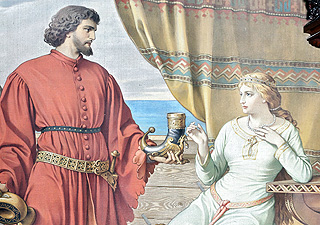 Link to the saga of Tristan and Isolde