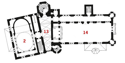 Picture: Plan of the 4th floor